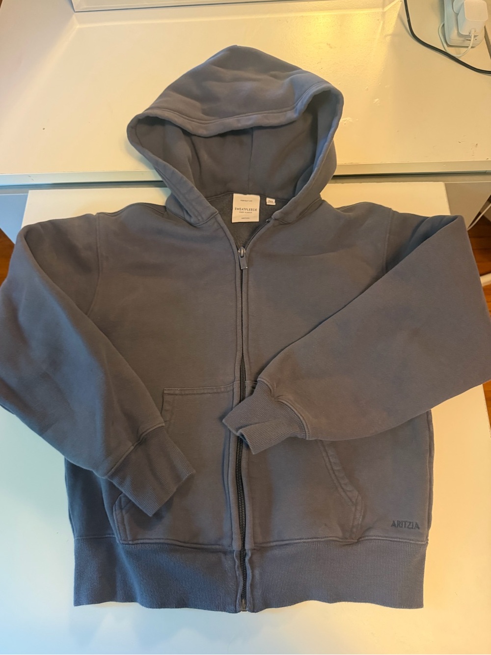 Aritzia Sweatfleece Perfect Fit Zip Up